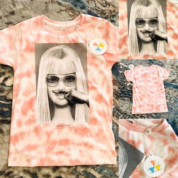 BARBIE x Little Eleven Paris NWT Girls TEE SHIRT Size 10 - Picture 6 of 10